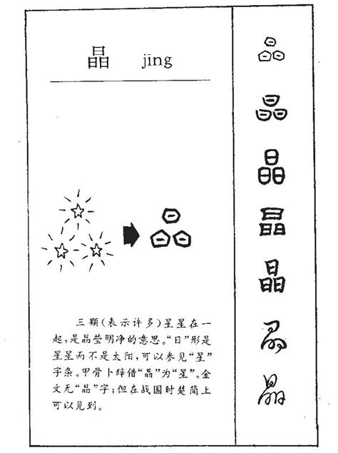 晶字五行|晶字的五行是什么,晶的五行属性及吉利寓意